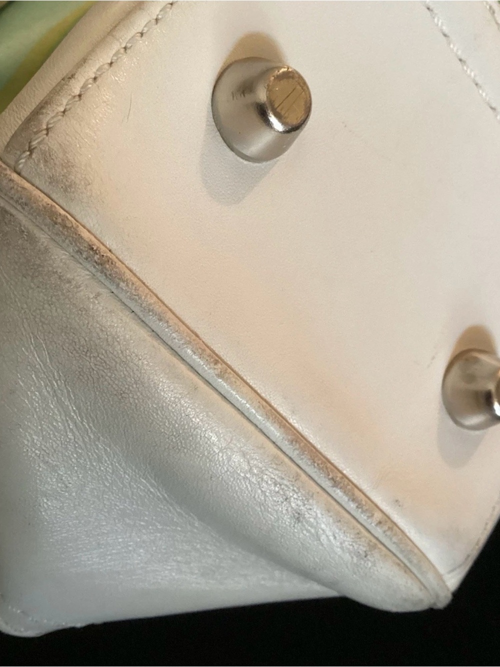 Coach Hampton Multicolor Striped Shoulder Bag with White Trim - Picture 8 of 11